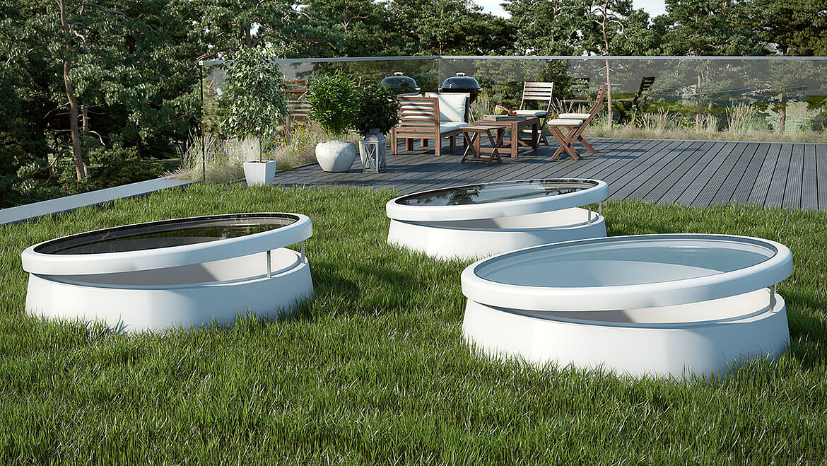 Dachy płaskie, użytkowe – np. przy tarasach dachowych, parkingach czy terenach zielonych Dachy płaskie, użytkowe – np. przy tarasach dachowych, parkingach czy terenach zielonych