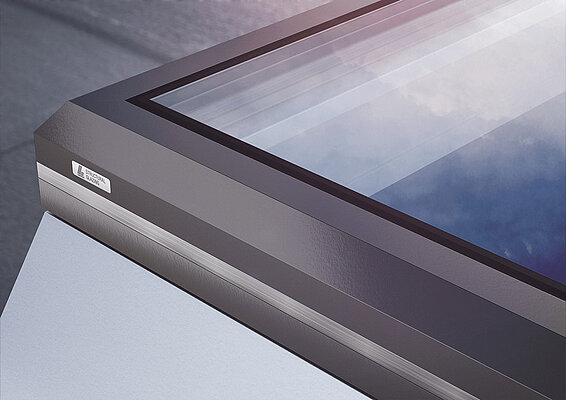 Okno do dachów płaskich z ramą aluminiową 0°