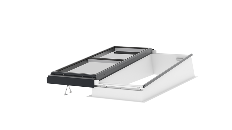 LAMILUX Wyłaz do dachów płaskich Flat Roof Access Hatches Comfort Solo, otwarty